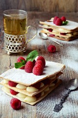 Millefeuille cake