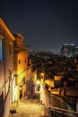 Haebangchon narrow alleyway