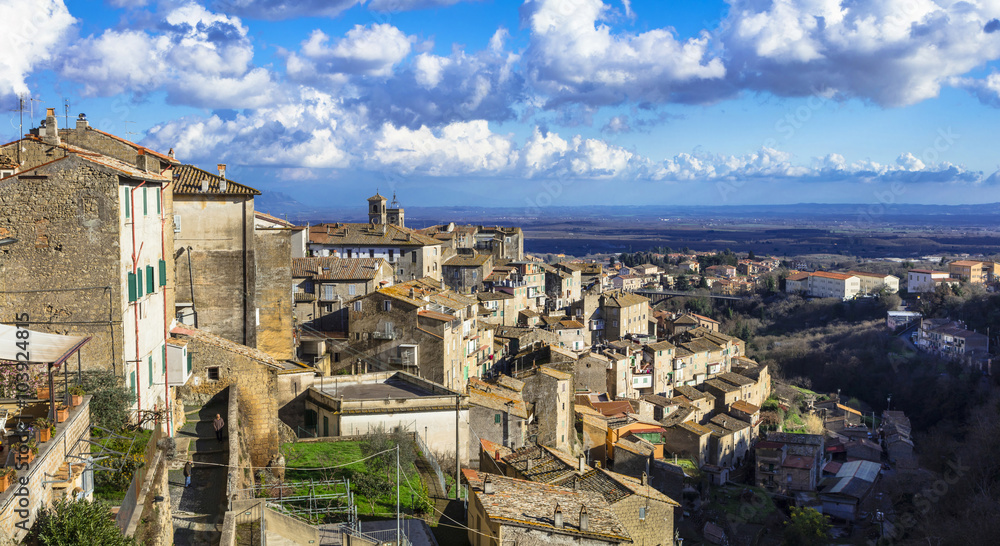 Wall mural caprarola - beautiful medieval village in italy, viterbo provinc