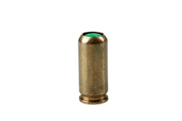 bullets gun on white isolated background