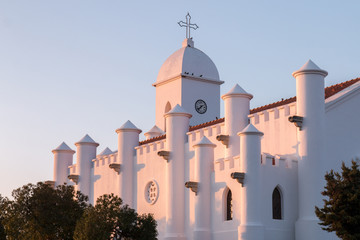 Fototapeta premium Church of Mina Sao Domingos located in Mertola, Portugal