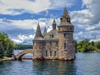Foto auf Acrylglas Schloss Krafthaus des Boldt Castle am Ontario Lake, Kanada