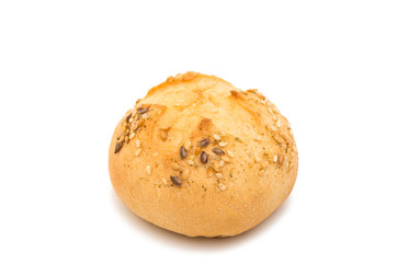 French bread rolls isolated