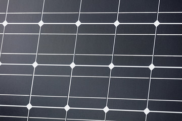 Solar Panel close-up, detail of a photovoltaic panel, Solar panel texture