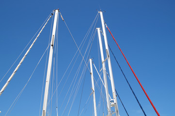 mast of the sailboat