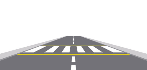 Illustration of zebra cross © rudall30