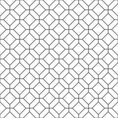 Fototapeta premium Simple seamless rhombus pattern