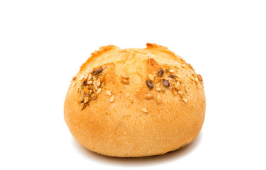 French bread rolls isolated