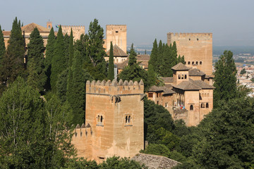 Alhambra royal castle, Granada, Spain