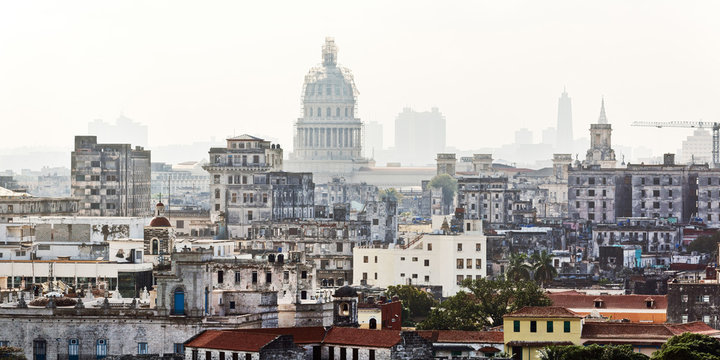 Cuba, Havana, View from El Morro