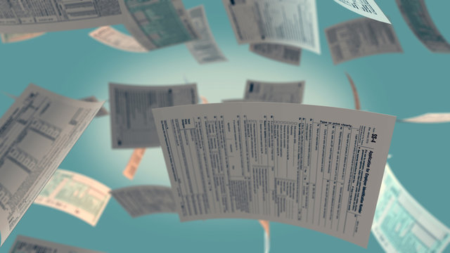 usa taxes concept