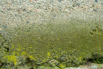 Old concrete with decal