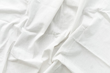 White fabric texture background