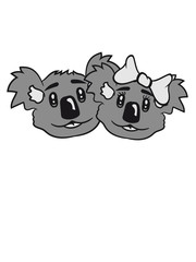 couple love love couple faces heads buddies team woman man girl young