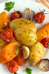 oven baked vegetables