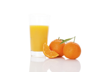 Fresh mandarin juice.