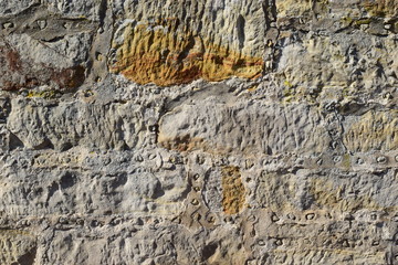 Historische Sandsteinmauer