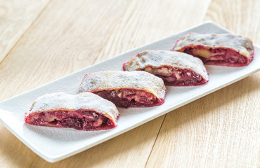 Cherry strudel