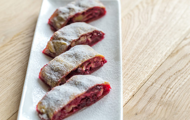 Cherry strudel