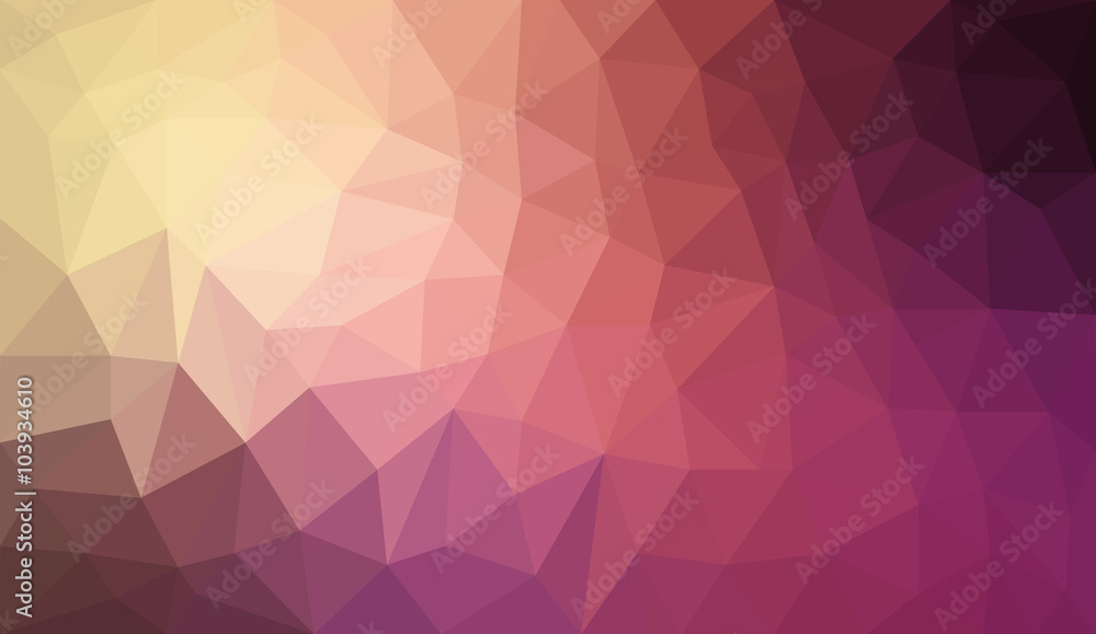 Poster gradient abstract polygon background