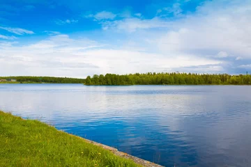 Deurstickers Solovki.  landscape lake day! © erainbow