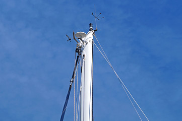 mast of the sailboat