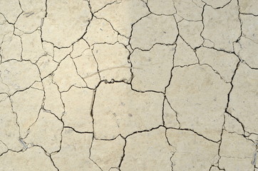 Crack Dry Soil Ground
