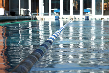 Naklejka premium Outdoor swimming pool