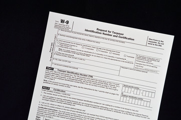 W-9 Tax form needed by business in the United States
