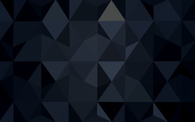 Dark gray polygonal design pattern, which consist of triangles and gradient in origami style.