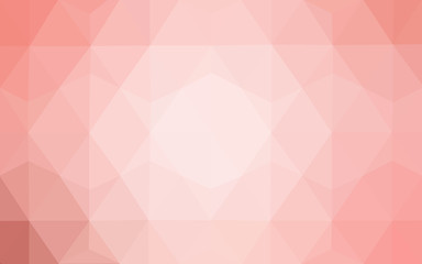 Pink polygonal design pattern, which consist of triangles and gradient in origami style.