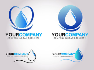  Water drop logo 