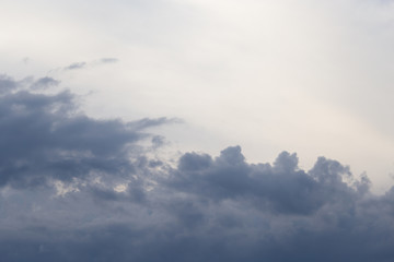 Fototapeta na wymiar clouds after a thunderstorm