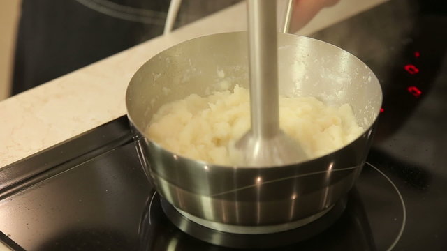 Cooking mashed celery