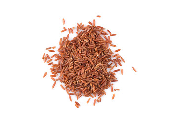 Heap of red rice