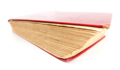 old book on a white background