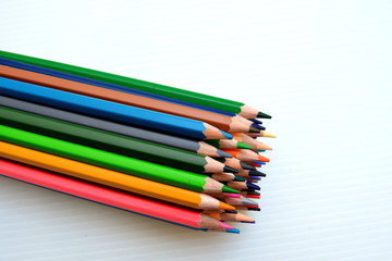 Stack of Color Pencils