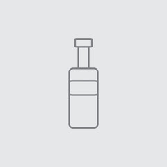 Thin line vector universal icon bottle..