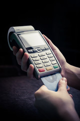 Obraz premium POS and credit cards