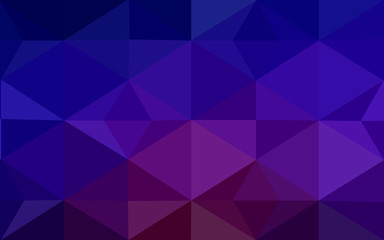 Obraz premium Multicolor dark blue, red polygonal design pattern, which consist of triangles and gradient in origami style.