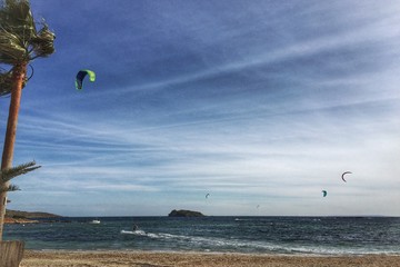 kitesurfing