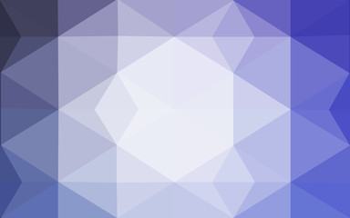 Purple polygonal design pattern, which consist of triangles and gradient in origami style.