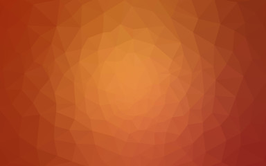 Red polygonal design pattern, which consist of triangles and gradient in origami style.