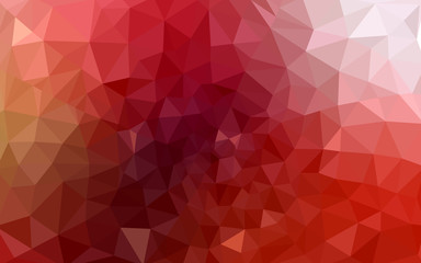 Fototapeta premium Red polygonal design pattern, which consist of triangles and gradient in origami style.