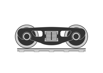Wheels and bogie silhouette