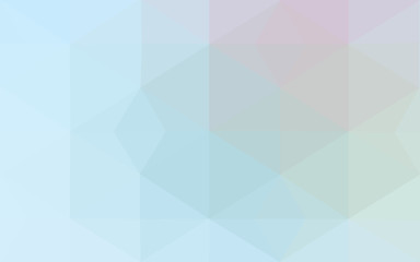 Fototapeta premium Blue polygonal design pattern, which consist of triangles and gradient in origami style.