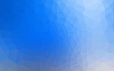 Fototapeta premium Multicolor blue, yellow, orange polygonal design pattern, which consist of triangles and gradient in origami style.