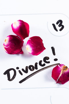 concept image for a divorce