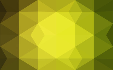 Obraz premium Green polygonal design pattern, which consist of triangles and gradient in origami style.