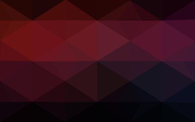 Obraz premium Dark red polygonal design pattern, which consist of triangles and gradient in origami style.